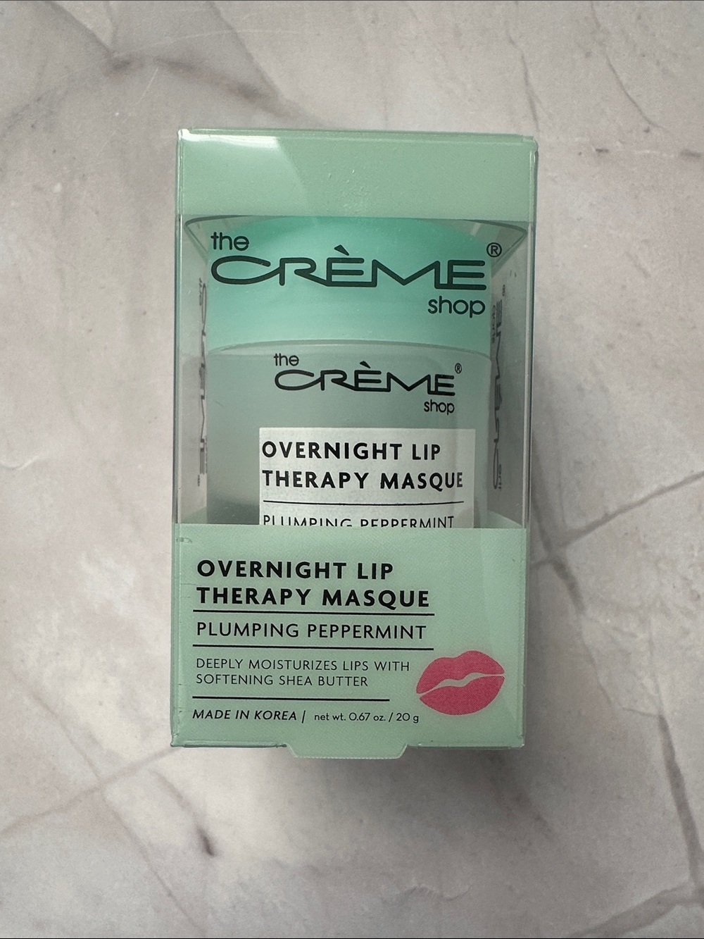 The Crème Shop Overnight Lip Therapy Masque — Plumping Peppermint